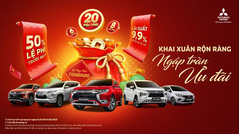Chương trình khuyến mãi fukubukuro 2023 – rinh xe nghinh tài lộc